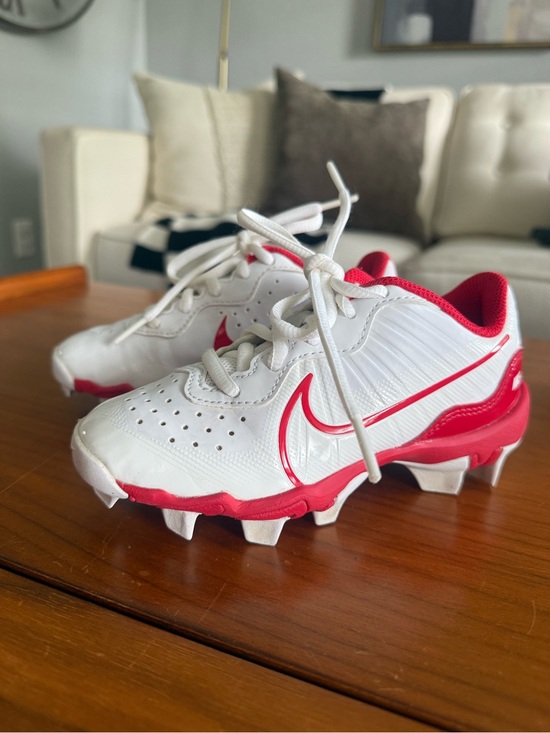Nike Other - Nike Kids White and Red Soccer Cleats | Size 12